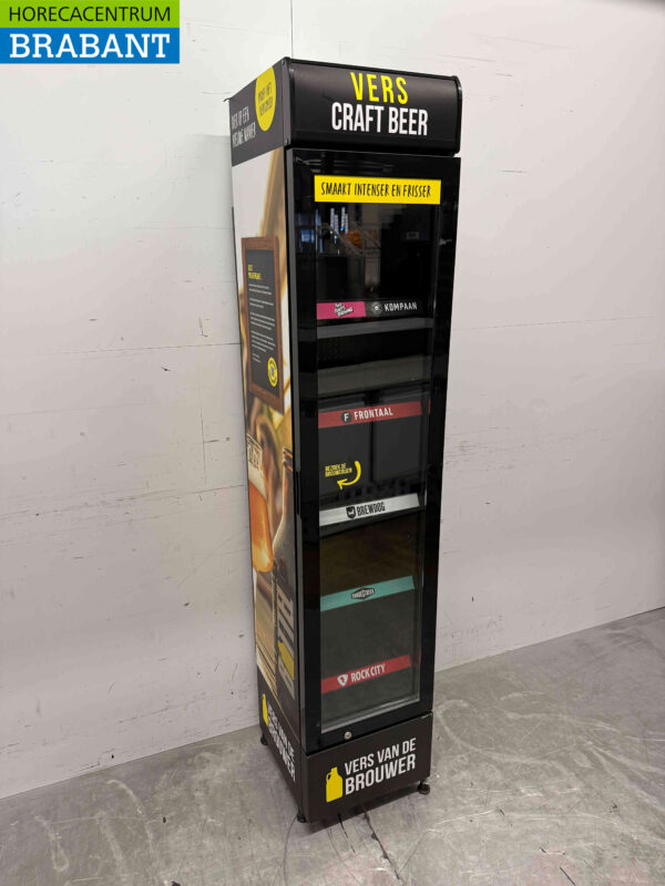 Gastro-Cool Glastürkühlschrank Getränkekühlschrank 155 Liter 230V Horeca – Bild 3