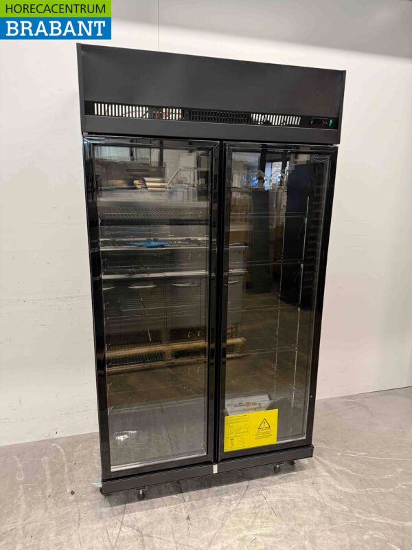 Combisteel Doppeltüriger Glastürkühlschrank 770 Liter 230V Horeca