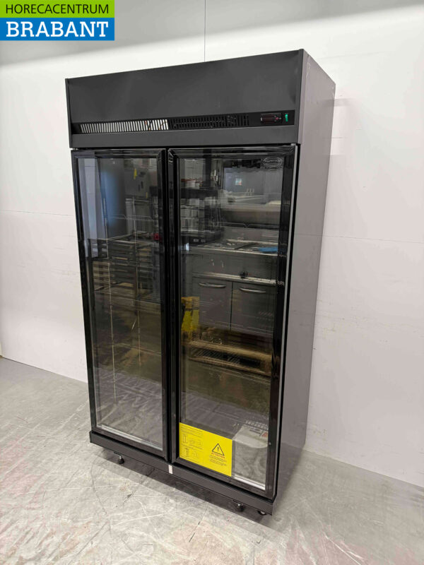 Combisteel Doppeltüriger Glastürkühlschrank 770 Liter 230V Horeca – Bild 3