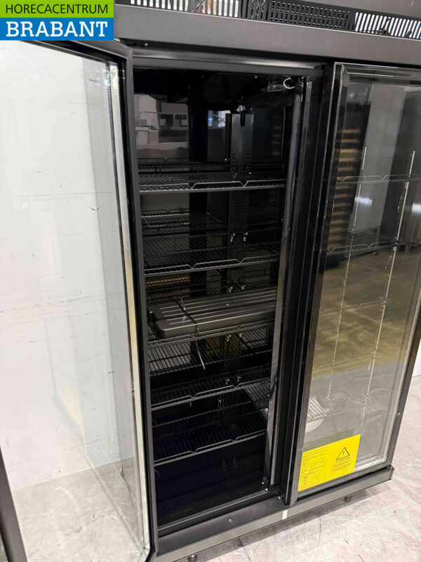 Combisteel Doppeltüriger Glastürkühlschrank 770 Liter 230V Horeca – Bild 4