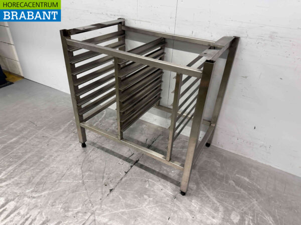 Edelstahlsockel für Dampfgarer, Backofen 88,5 x 57 x 88 cm Horeca – Bild 2