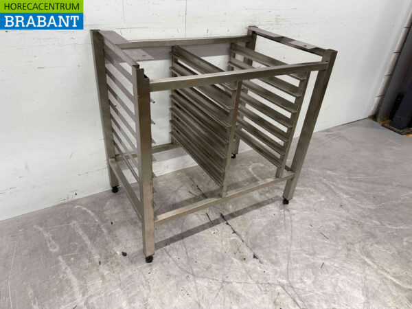 Edelstahlsockel für Dampfgarer, Backofen 88,5 x 57 x 88 cm Horeca – Bild 3