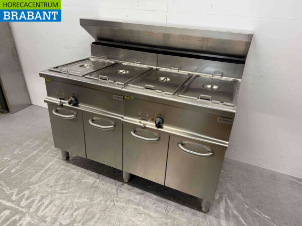 RVS Alpeninox Bain Marie 4 x 1/1 GN 400V 140 cm Horeca – Bild 3