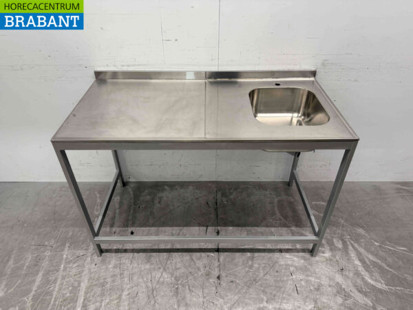 Edelstahlspüle Doppelspüle 126,5 cm Horeca (Kopie) – Bild 2