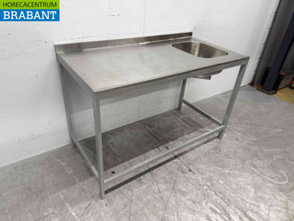 Edelstahlspüle Doppelspüle 126,5 cm Horeca (Kopie) – Bild 3
