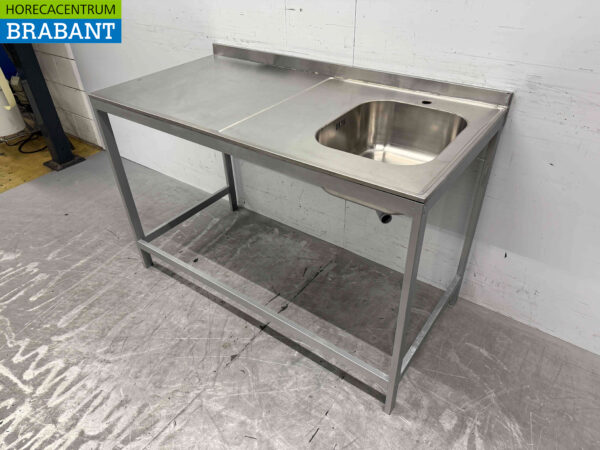 Edelstahlspüle Doppelspüle 126,5 cm Horeca (Kopie) – Bild 4