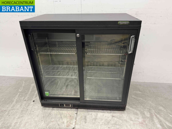 Gamko Bar Cooler 2 Glasschiebetüren 90 cm 230V Horeca