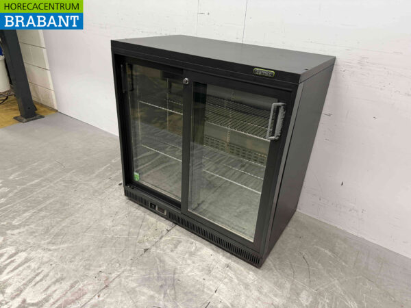 Gamko Bar Cooler 2 Glasschiebetüren 90 cm 230V Horeca – Bild 2