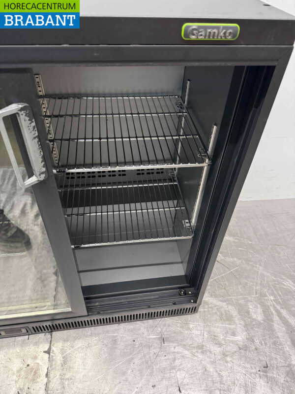 Gamko Bar Cooler 2 Glasschiebetüren 90 cm 230V Horeca – Bild 4