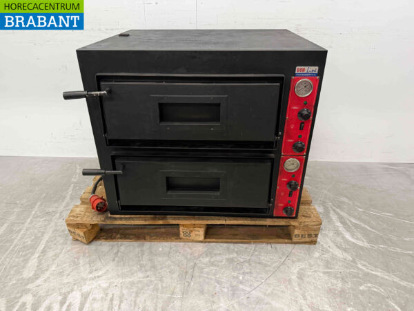 Saro Pizzaofen aus Edelstahl 6 Pizzen 30 cm Durchmesser 400V Horeca (kopie)
