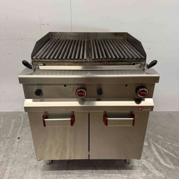 Edelstahl Diamond Grill 80 cm Gas Catering