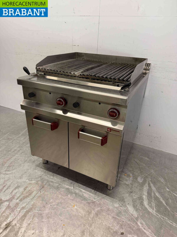 Edelstahl Diamond Lava Grill Steingrill 40 cm Gas Catering (kopie) – Bild 3