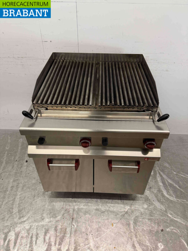 Edelstahl Diamond Lava Grill Steingrill 40 cm Gas Catering (kopie) – Bild 4