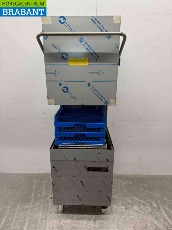 Buffalo DN975 Geschirrspüler aus Edelstahl mit Ablaufpumpe 400V Horeca – Bild 4