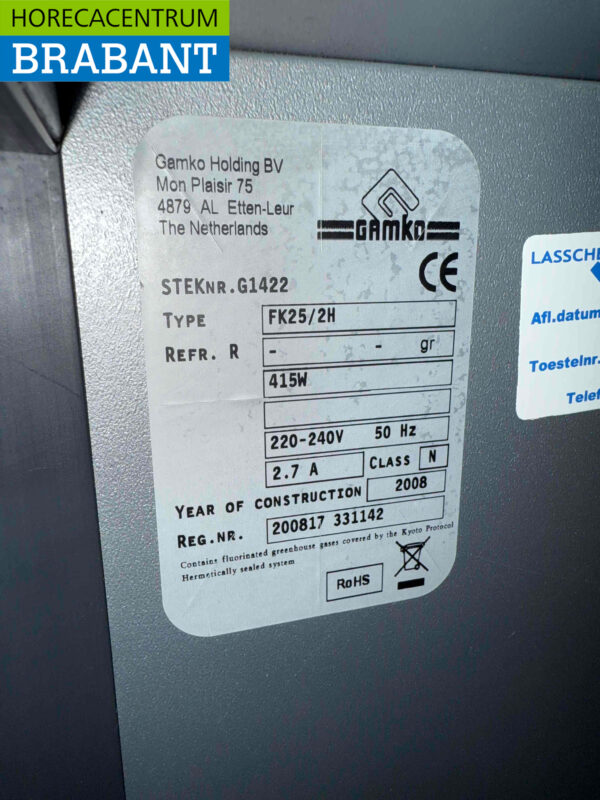 Gamko FK25/2H Keg-Kühler Keg-Kühler 121 cm 230V Horeca – Bild 5