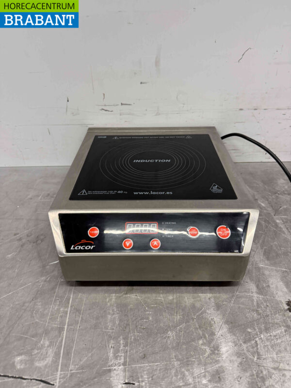 Lacor Induktionskochfeld aus Edelstahl 230V Horeca