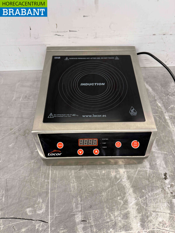 Lacor Induktionskochfeld aus Edelstahl 230V Horeca – Bild 2