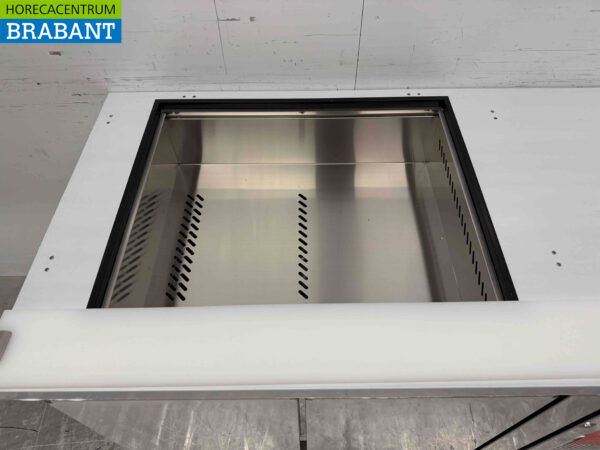 Polar CT393 Edelstahl-Kühlwerkbank 2 Türen 136 cm 230V Horeca – Bild 5