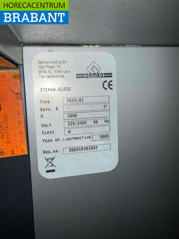 Gamko FK25/6I Fasskühler Fasskühler 111 cm 230V Horeca – Bild 5