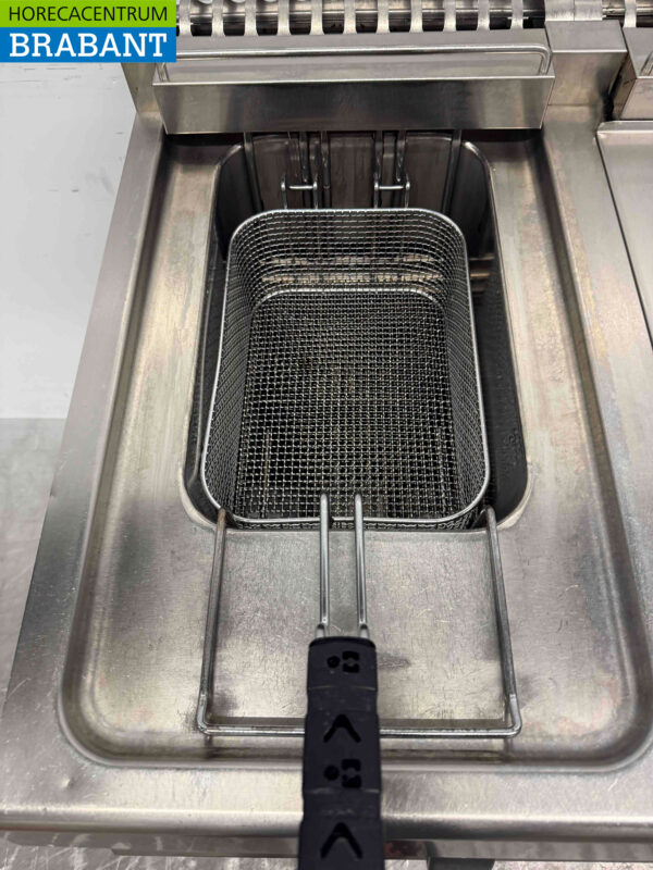 Zanussi Fritteuse aus Edelstahl 2 x 15 Liter 400V Horeca – Bild 5