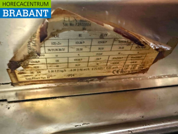Zanussi 4-Flammen-Herd aus Edelstahl mit Backofen GAS Catering – Bild 6
