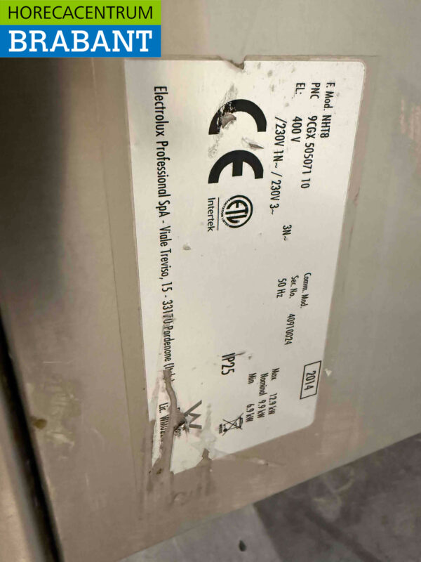 Edelstahl-Geschirrspüler Zanussi HHT8 Sliding 400V Catering – Bild 7
