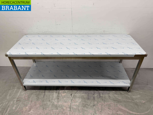 HCB Edelstahl-Arbeitstisch 200 x 70 x 85 cm Catering – Bild 4