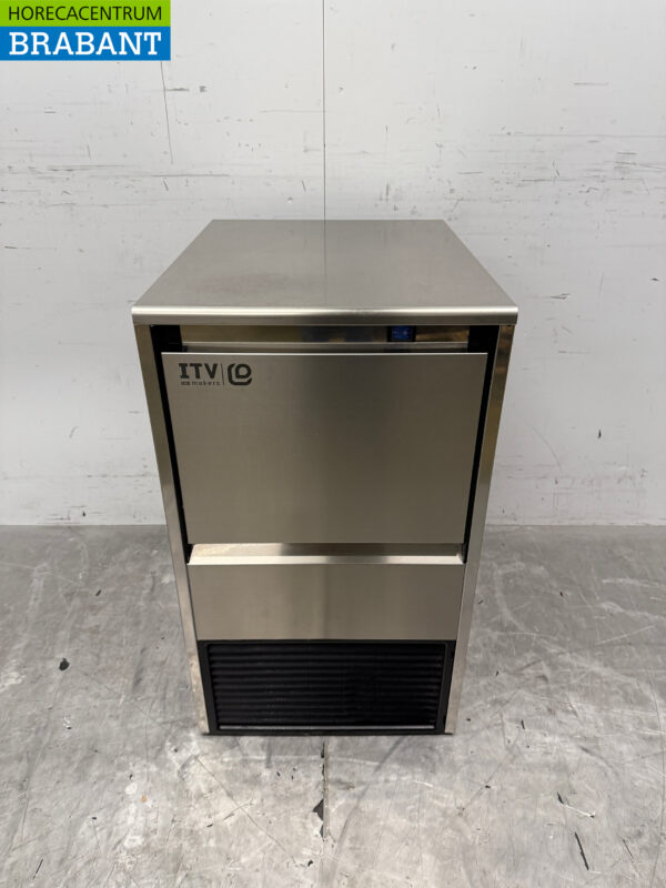 Edelstahl ITV Eiswürfelmaschine 37 kg pro Tag 20 kg Bunker 230V Horeca