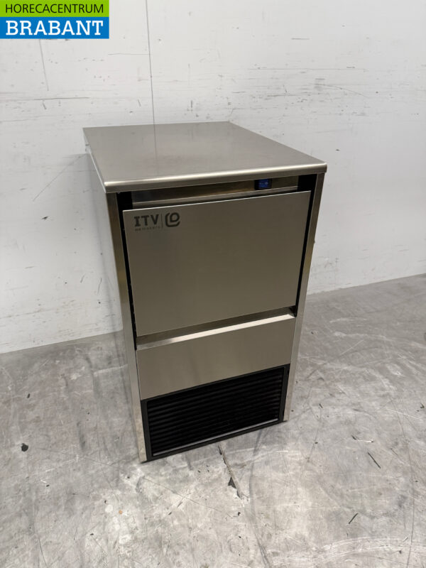 Edelstahl ITV Eiswürfelmaschine 37 kg pro Tag 20 kg Bunker 230V Horeca – Bild 3
