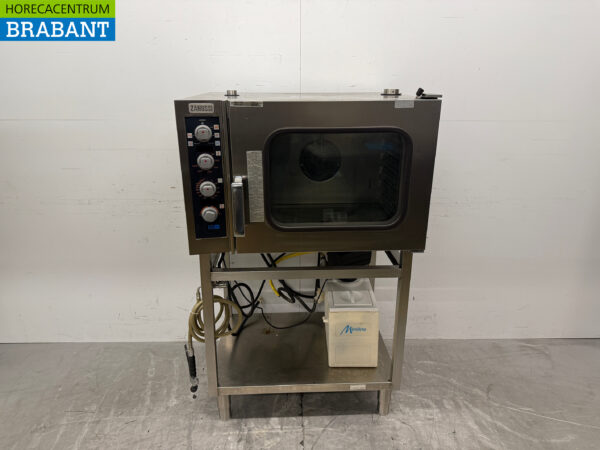 Edelstahl Zanussi Kombidämpfer 6 x 1/1 GN mit Wasserenthärter 400V Horeca