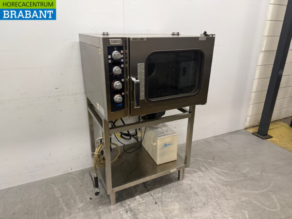 Edelstahl Zanussi Kombidämpfer 6 x 1/1 GN mit Wasserenthärter 400V Horeca – Bild 2