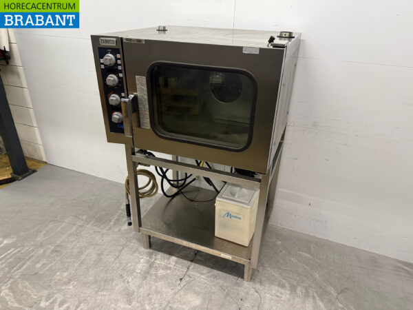 Edelstahl Zanussi Kombidämpfer 6 x 1/1 GN mit Wasserenthärter 400V Horeca – Bild 3