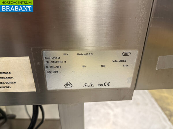 Edelstahl Zanussi Kombidämpfer 6 x 1/1 GN mit Wasserenthärter 400V Horeca – Bild 9