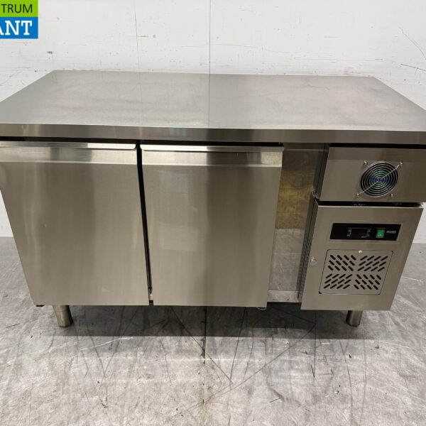 Edelstahl Ecofrost Gefrierschrank Werkbank 2 Türen 136 cm 230V Horeca