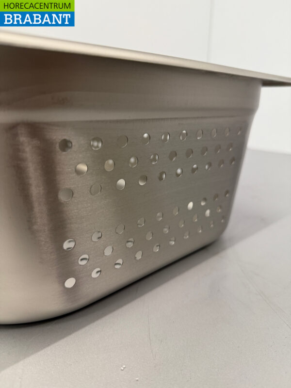 Perforierter Gastronormbehälter aus Edelstahl GN Tablett 1/1 Tiefe 150 mm Horeca – Bild 5
