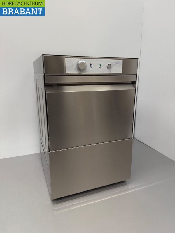 Edelstahl Asber Basic-line Gläserspülmaschine Gläserspüler mit Ablaufpumpe und Seifenpumpen 230V Horeca – Bild 3
