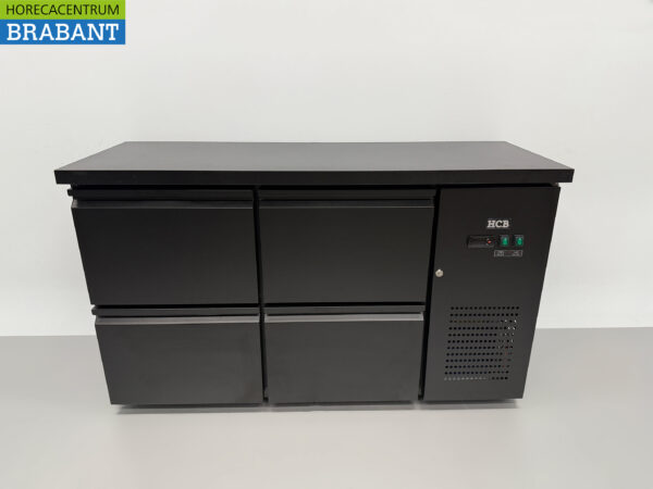 HCB Backbar Bar Cooler 4 Schubladen 280 Liter 146,5 cm 230V Horeca