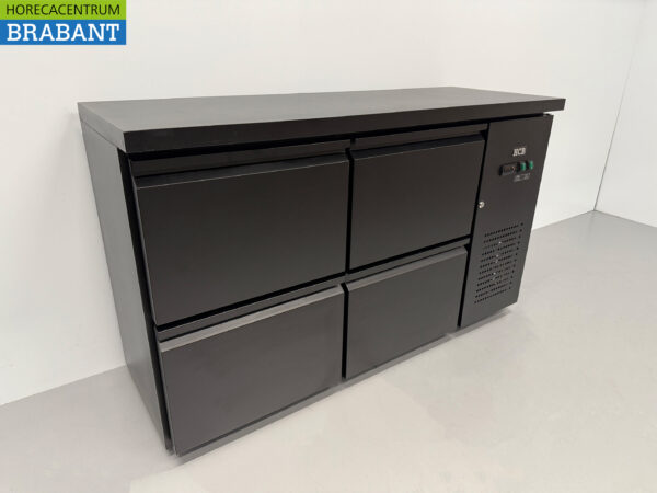 HCB Backbar Bar Cooler 4 Schubladen 280 Liter 146,5 cm 230V Horeca – Bild 3