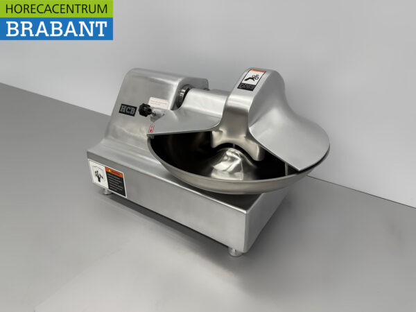 HCB Edelstahl Bowlcutter Kutter Fleischschneider Gemüseschneider 10 Liter 230V Horeca – Bild 3