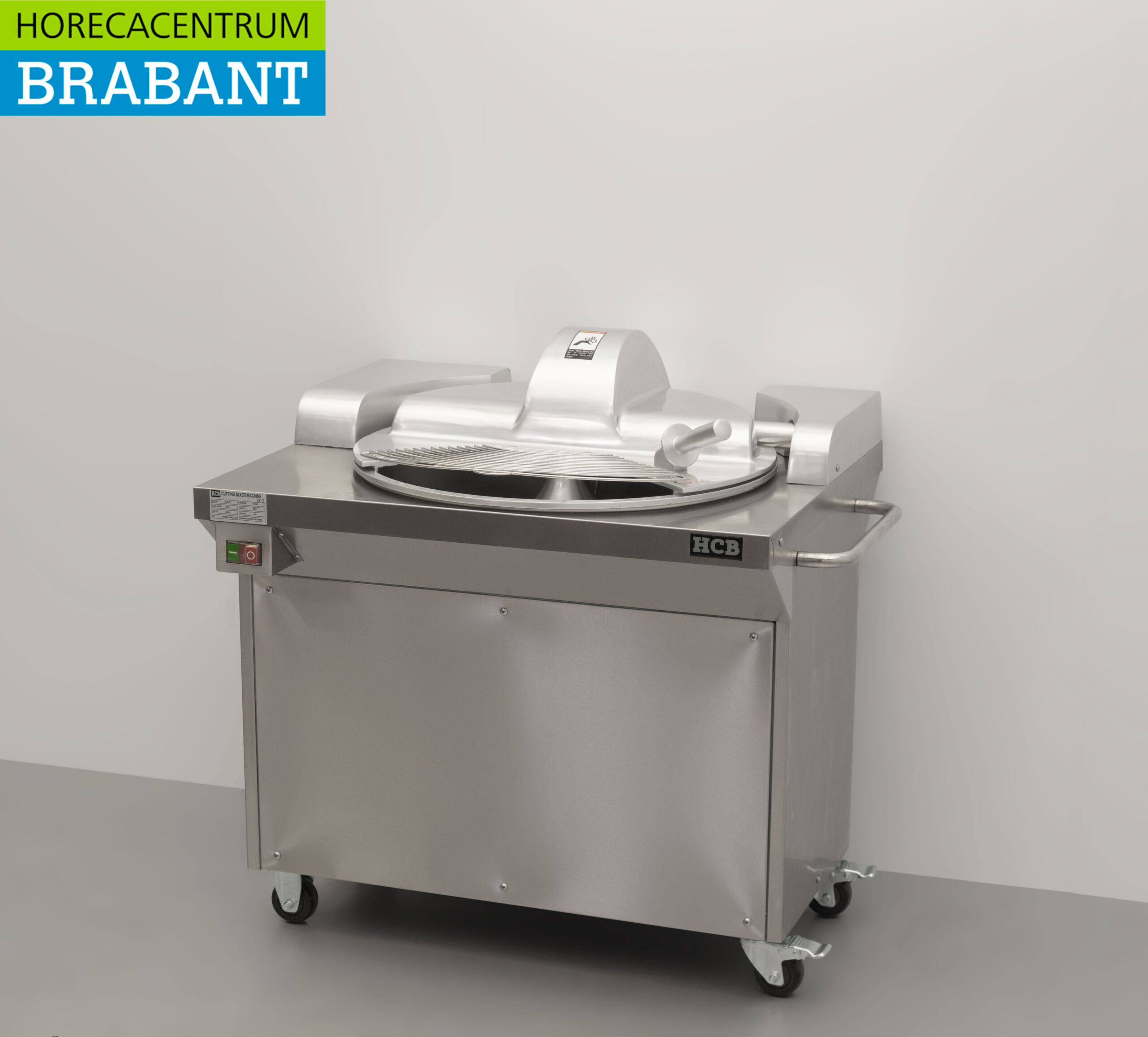 HCB Edelstahl Mobile Bowlcutter Kutter Fleischschneider Gemüseschneider 20 Liter 230V Horeca – Bild 2