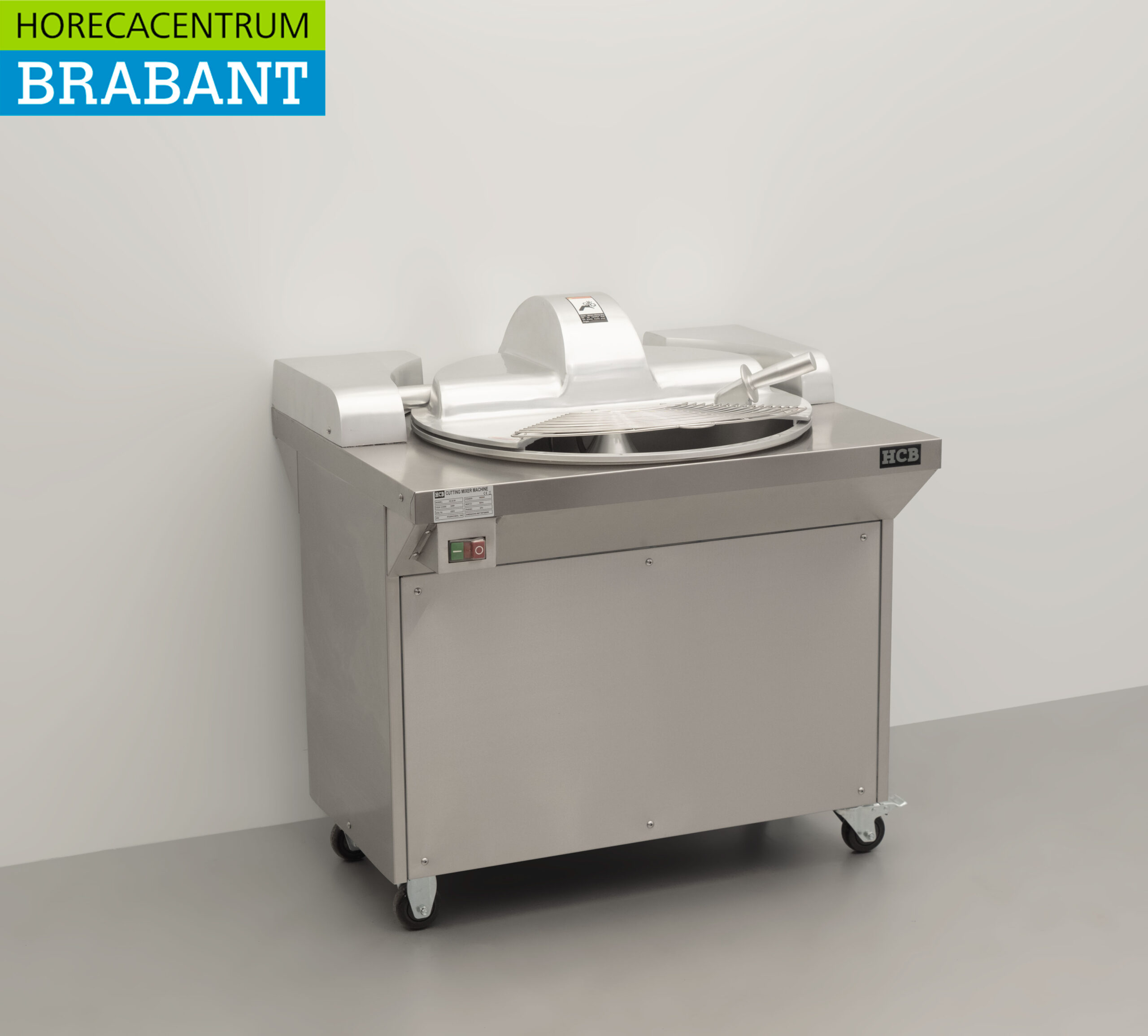 HCB Edelstahl Mobile Bowlcutter Kutter Fleischschneider Gemüseschneider 20 Liter 230V Horeca – Bild 3