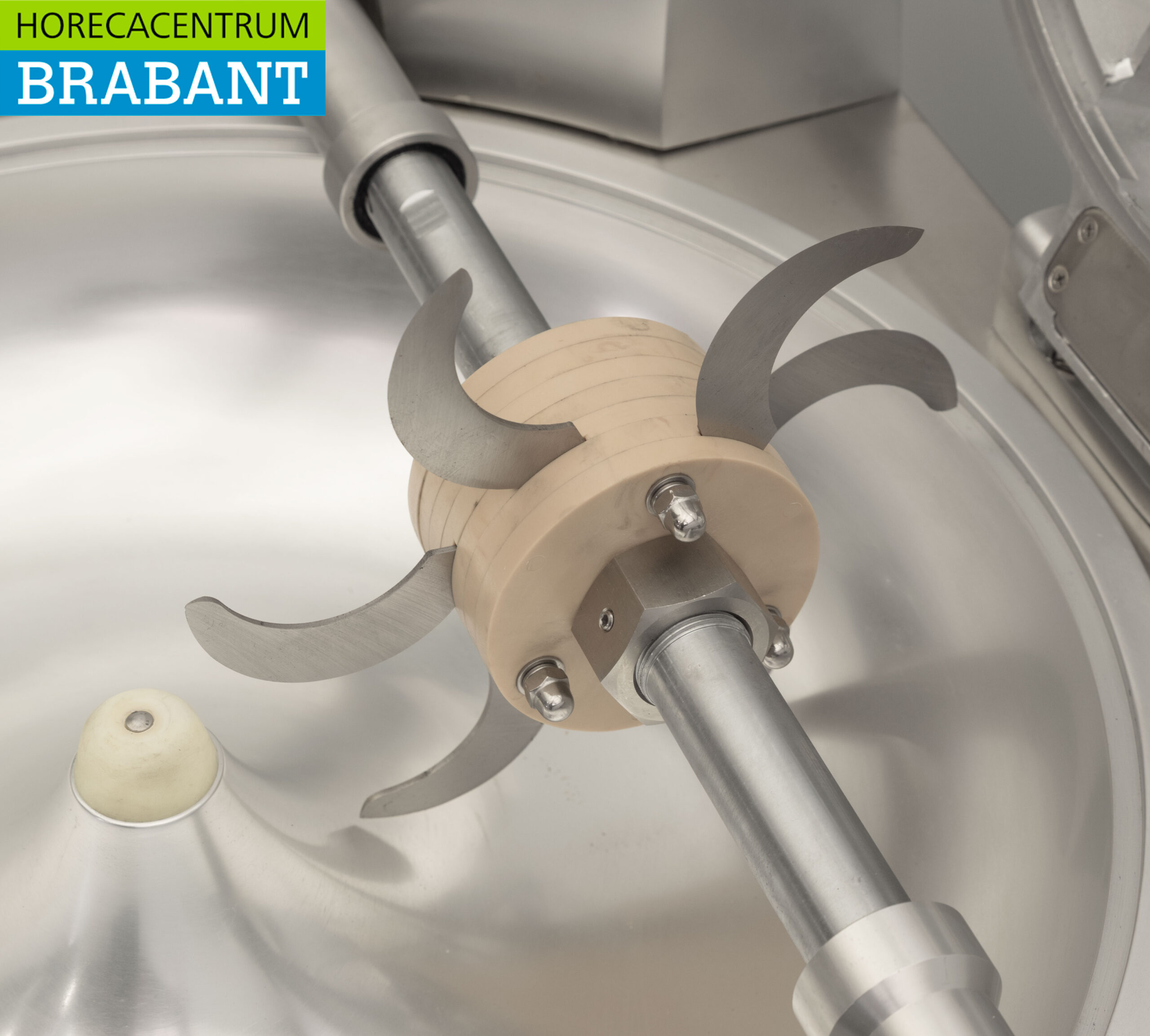 HCB Edelstahl Mobile Bowlcutter Kutter Fleischschneider Gemüseschneider 20 Liter 230V Horeca – Bild 9