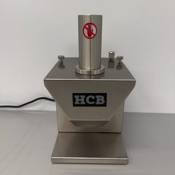 HCB Elektrische Wurstschneidemaschine aus Edelstahl Currywurstschneider 230V Horeca