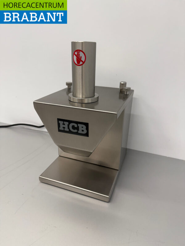 HCB Elektrische Wurstschneidemaschine aus Edelstahl Currywurstschneider 230V Horeca – Bild 2