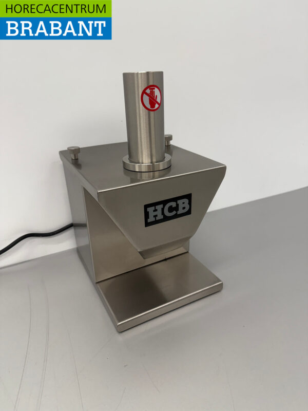 HCB Elektrische Wurstschneidemaschine aus Edelstahl Currywurstschneider 230V Horeca – Bild 3