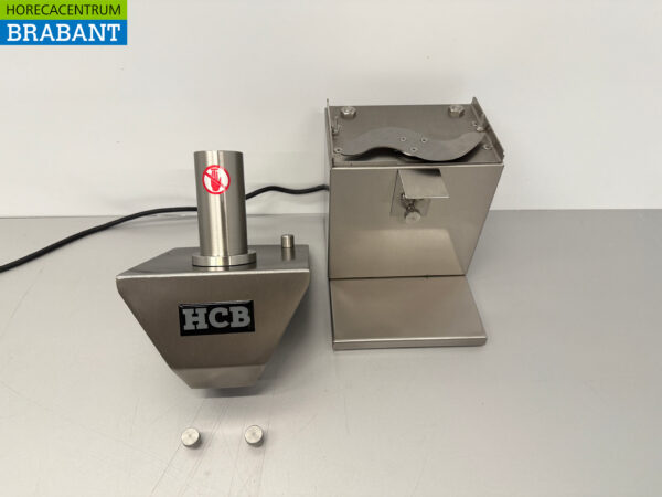 HCB Elektrische Wurstschneidemaschine aus Edelstahl Currywurstschneider 230V Horeca – Bild 5