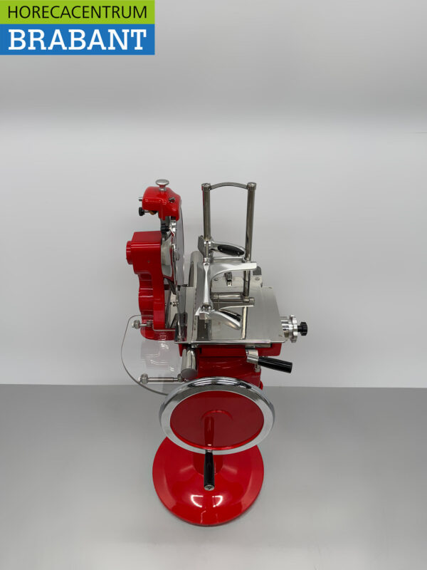 HCB Manuelle Schwungradschneidemaschine 300 mm - Inkl. Sockel - Rot Gastronomie Metzgerei – Bild 4