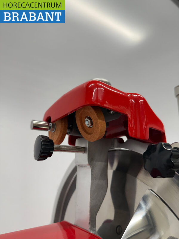 HCB Manuelle Schwungradschneidemaschine 300 mm - Inkl. Sockel - Rot Gastronomie Metzgerei – Bild 7