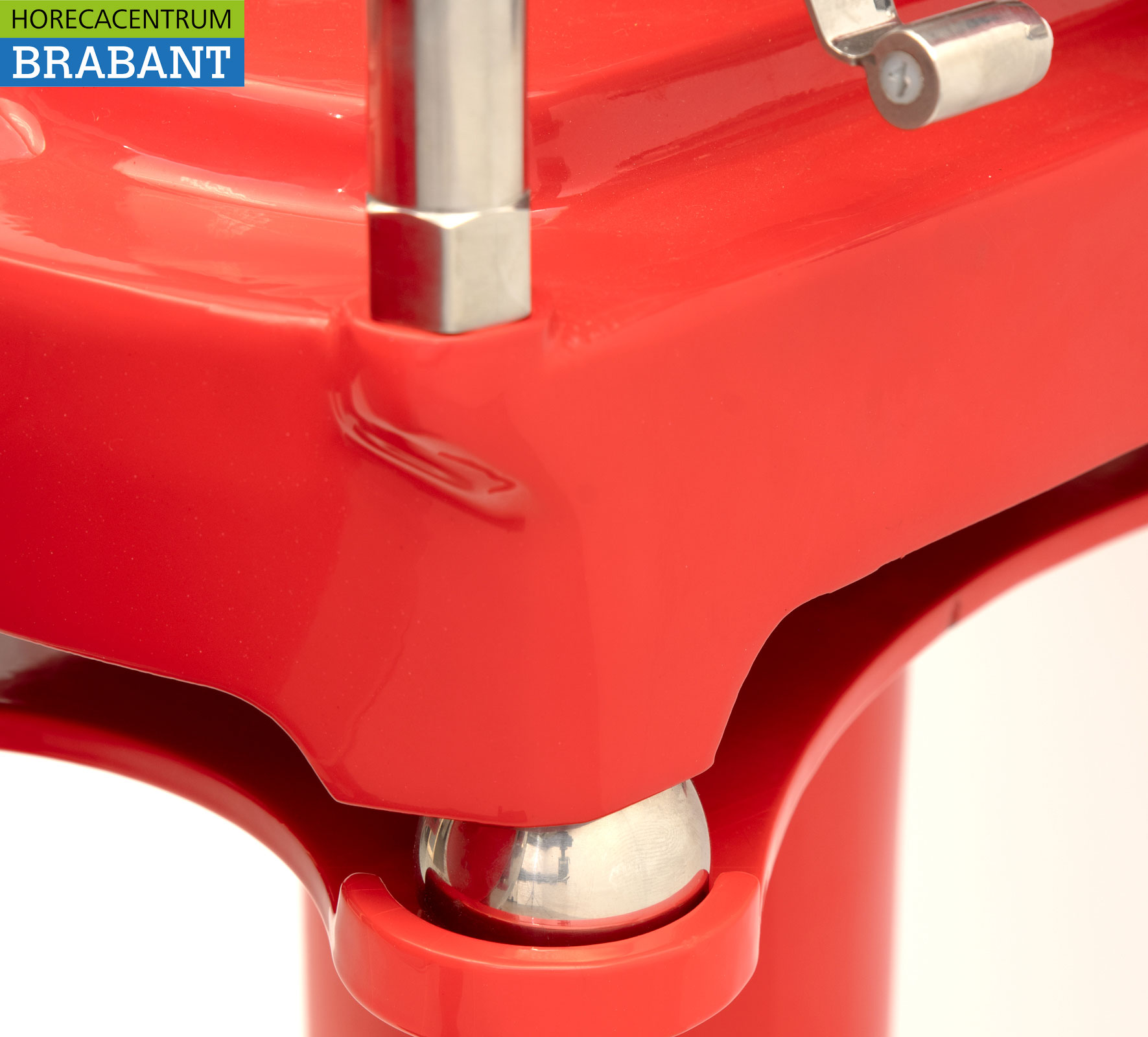 HCB Manuelle Schwungradschneidemaschine 300 mm - Inkl. Sockel - Rot Gastronomie Metzgerei – Bild 8
