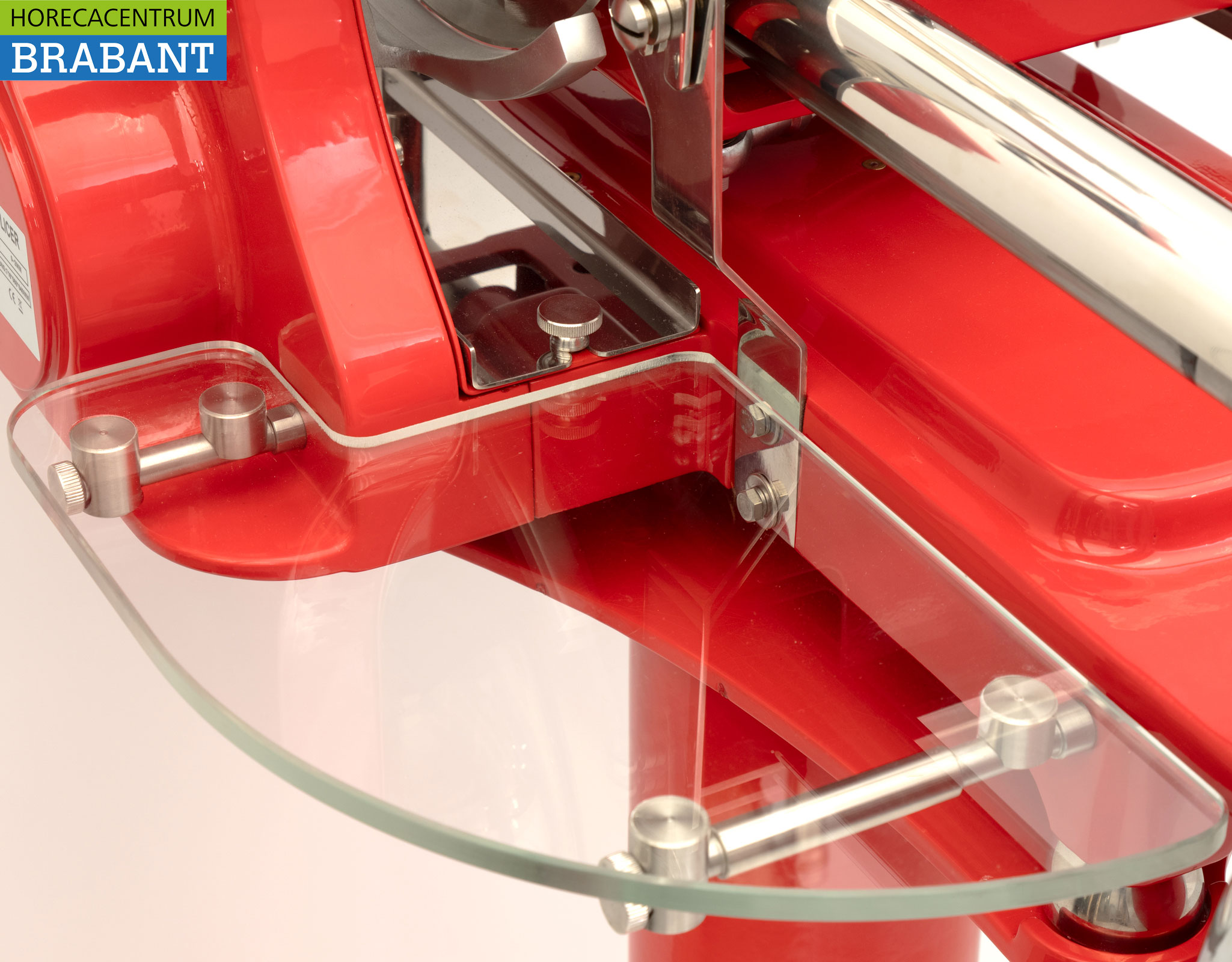 HCB Manuelle Schwungradschneidemaschine 300 mm - Inkl. Sockel - Rot Gastronomie Metzgerei – Bild 10